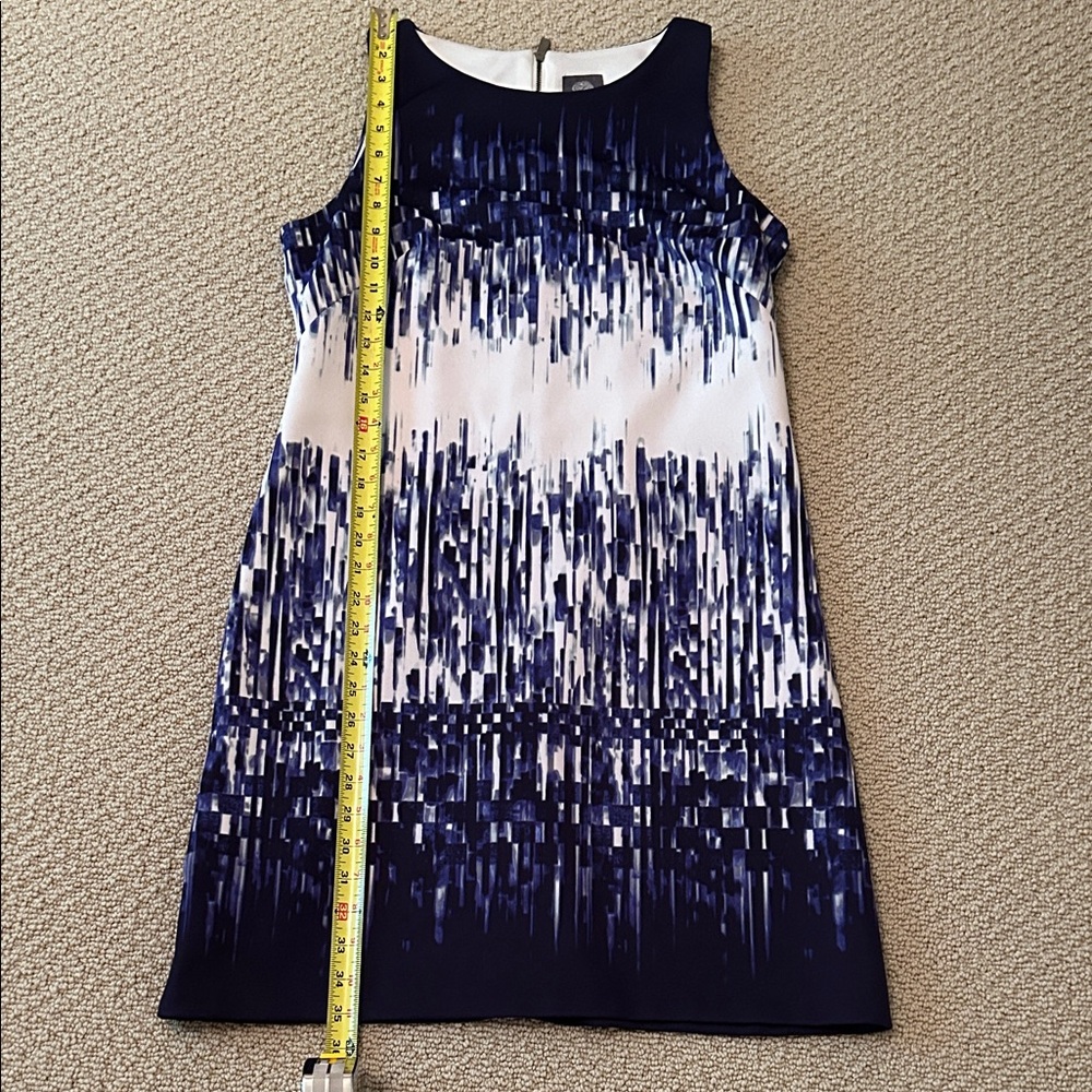 Stylish Blue and White Dress